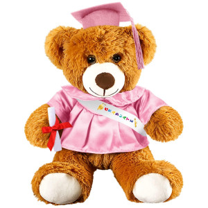 Foilswirl Graduation Bear Gift Plush Bear With Gown Cap Tassel Set Graduation Stuffed Bear Toy Plush Graduation Bear Doll For Gr