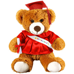 Foilswirl Graduation Bear Gift Plush Bear With Gown Cap Tassel Set Graduation Stuffed Bear Toy Plush Graduation Bear Doll For Gr