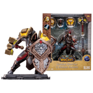 Mcfarlane Toys World Of Warcraft Human Warriorpaladin Rare 112 Scale Posed Figure