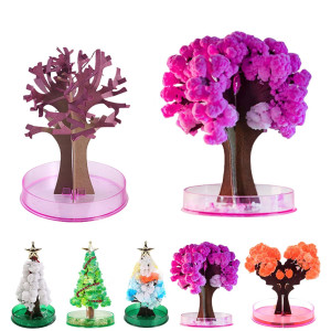 Lelebear Magic Sakura Magic Growing Tree Paper Sakura Crystal Trees Magic Sakura Cherry Blossom Magic Sakura Christmas Tree