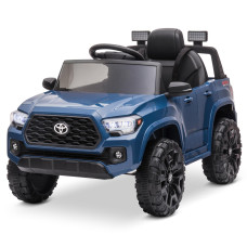 Blitzshark 12V Kids Ride On Car Licensed Toyota Tacoma Battery Powered Motorized Electric Vehicle With Remote Control Digital