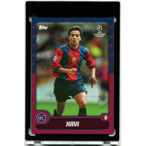 World Trading Cards Vintage Football Cards Xavi Lost Rookie Football Cards Topps Panini Collection Black Magnetic