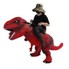 Aqur2020 Kids Inflatable Dinosaur Costume Funny T Rex Velociraptor Triceratops Dilophosaurus Pteranodon Carnotaurus And W