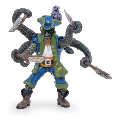 Papo Handpainted Fantasy Octopus Mutant Pirate 39482 Collectible For Children Suitable For Boys And Girls From