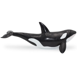 Geminigenius Sea Animal Killer Whale Action Figure Soft Rubber Swimming Pool Bathtub Toys Realistic Ocean Animals Orcas Educat