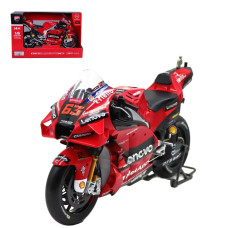 Htlnuzd 16 2022 Racing Motorcycle Car Model 63 For Ducatilenovo Team Alloy Die Cast Adult Collection Decoration Gift