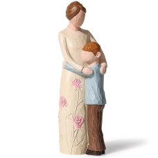 Yuideary Gifts For Mom From Son Mother And Son Figurines Hand Painted Figure Perfect Mother Son Gifts For Thanksgiving Chris