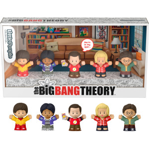 Little People Collector The Big Bang Theory Tv Show Special Edition Set In A Display Box For Adults Fans 5 Figures