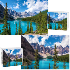 2 Pack Moraine Lake Puzzle For Adults 1000 Pieces Canada Moraine Lake Jigsaw Puzzles Landscape Jigsaw Puzzles For Adults 1000