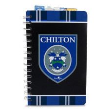 Silver Buffalo Gilmore Girls Chilton Academy 5-Tab Spiral Notebook With 75 Sheets | Bound Sketchbook Journal, Stationery Paper | 5 X 8 Inches