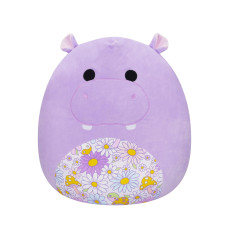 Squishmallows Sqcr05494 20Inchhanna The Purple Hippo With A Floral Belly Multicolour