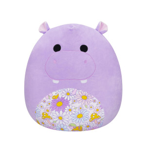 Squishmallows Sqcr05494 20Inchhanna The Purple Hippo With A Floral Belly Multicolour