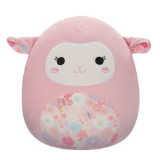 Squishmallows Sqcr05430 12Inchlala The Pink Lamb With Floral Ears And Belly Multicolour