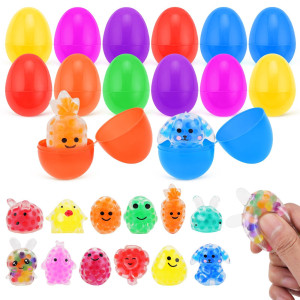 Mljsh 12 Pack Prefilled Easter Eggs With Squeeze Toys Inside Easter Basket Stuffers Easter Egg Fillers Classroom Gift Exchange