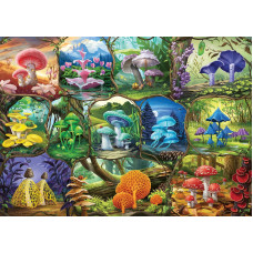 Ravensburger Beautiful Mushrooms 1000 Piece Jigsaw Puzzle Engaging Artful Design Superior Interlocking Fit Vibrant Matte