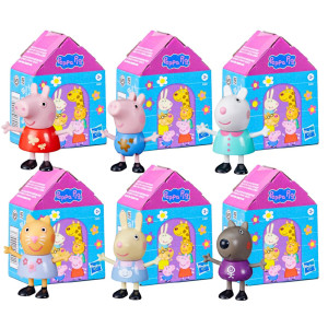 Peppa Pig 3 8Cm Poseable Articulated Blind Box Figure Sets Identified 6 Pack Set 1