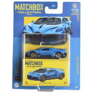 Matchbox 2018 Bugatti Divo Collectors 220 Blue