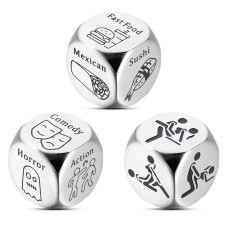 3 Pcs Anniversary Date Night Gifts For Couples Boyfriend Girlfriend Valentines Day Naughty Dice For Him Her Wedding Engagement G