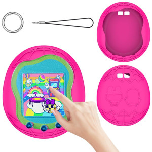 Azuraokey Silicone Case Replacement Compatible With Tamagotchi Uni Antidrop Soft Cover For Tamagotchi Uni Accessories Case Wit