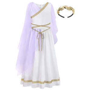 Relibeauty Kids Greek Goddess Gostume Girls With Headband 1213160