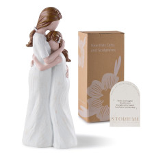 Storieme Gifts For Daughter From Mom Mother Daughter Resin Figurines Statue Unique Mom Birthday