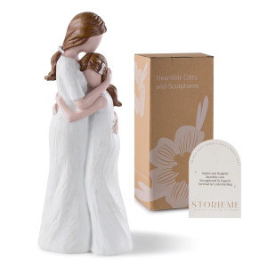 Storieme Gifts For Daughter From Mom Mother Daughter Resin Figurines Statue Unique Mom Birthday