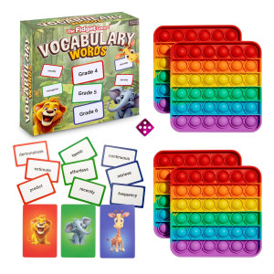 The Fidget Game Vocabulary Words Flash Card Game Grade 46 Ages 812 Develop Communication And Reading Comprehension Skills B