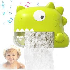 Baby Bath Toys Dinosaur Automatic Bath Bubble Machine Bathtub Bubble Maker With Music Bathtime Shower Bathtub Toys For Toddler