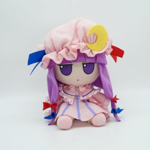 Manmanzhai Fumo Lovely Plush In Stock Touhou Project Patchouli Knowledge Stuffed Doll Figure Toy X1 Kawaii Gift