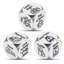 Funny Iron Gifts For 6Th Anniversary 6 Year Wedding Gifts For Her Him Date Night Ideas For Couples Food Decision Dice Christmas