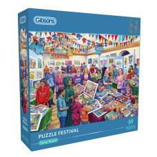 Puzzle Festival 1000 Piece Jigsaw Puzzle Community Jigsaw Puzzle Sustainable Jigsaw Puzzle For Adults Premium 100 Recycle