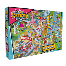 Jokesaws Trouble In Paradise 1000 Piece Jigsaw Puzzle Nostalgic Jigsaw Puzzle Sustainable Jigsaw Puzzle For Adults Premiu