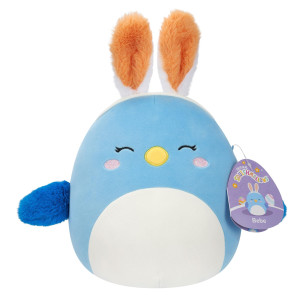 Squishmallows Sqer00857 Sqklittle Plush 75 Bebeblue Bird Wyellow Beak And Bunny Ears