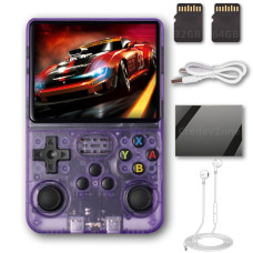 R36S Handheld Game Console 35Inch Retro Handheld Video Games Consoles Builtin Battery Portable Style Hand Held System 32Gb64