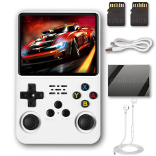 R36S Handheld Game Console 35Inch Retro Handheld Video Games Consoles Builtin Battery Portable Style Hand Held System 32Gb64