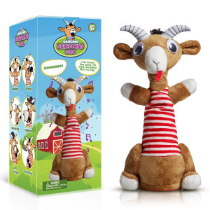 Gagster Screaming Goat Dancing Toy Mimicking Toy For Kids Toy That Repeats What You Say Singing Talking Electronic Yodel