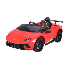 Pinge Lamborghini Hurricane Kids Electric Mountable Official License Remote Control 24 Ghz 12V Led Lights Music Radio