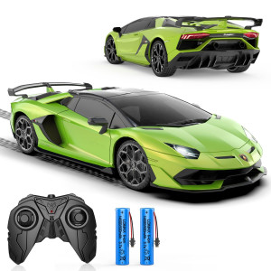 Aeroquest Remote Control Car For Lamborghini Officially Licensed 116 Scale Lambo Hobby Rc Cars With Headlight 24Ghz Race Car