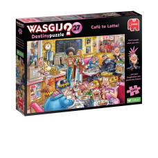 Wasgij Caf To Latte Destiny 27 Jigsaw Puzzle For Adults Challenging 1000 Piece Puzzle Engaging Brain Teaser Jumbo