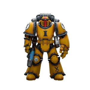 Joytoy Warhammer 40K Imperial Fists Legion Mkiii Despoiler Sargeant With Power Fist 118 Scale Figure