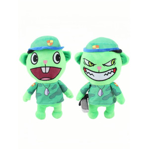 Hetepptr 2Pcs 11 Happy Tree Friends Plushflippy Plush And Fliqpy Plushbirthday Party Decoration