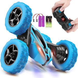 Orrente Remote Control Car Rc Cars Toys For Ages 57 24Ghz 4Wd Fast Rc Car Kids Toys For Ages 813 Double Sided 360 Rotating