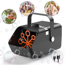 Bubble Machine 18000 Bubblesmin Bubble Blower 500Ml Automatic Bubble Maker For Kids Auto Rotating 90180 Rechargeable Batt