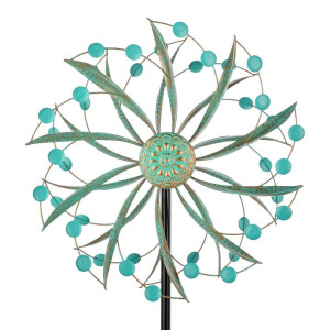 Viveta Wind Spinners 20 85 Inches Large Metal Wind Spinners Outdoor Decorative Wind Sculpture With 4 Sturdy Stake Waterproof