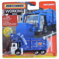 Matchbox Garbage King Xl Working Rigs 716 Whiteblue