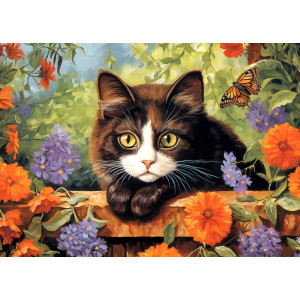 1000 Pieces Jigsaw Puzzles For Adults Garden Cat Puzzle 1000 Pieces Puzzles For Adults 1000 Pieces Jigsaw Puzzles Cute Kitten 10