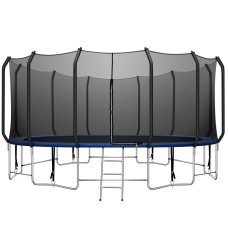 16Ft Trampoline Outdoor Big Trampoline With 6Pcs Strong Ushape Legs Recreational Trampoline With Enclosure Net Outdoor Games