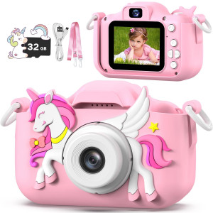 Kids Camera Toy Masterbee Children Camera Toys For Kids Age 312 Christmasbirthday Gifts For Girls 1080P Hd Video Kids Digit