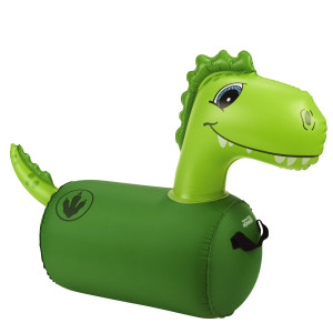 Waddle Hip Hopper Inflatable Hopping Animal Bouncer Green Dino Ages 2 And Up Supports Up To 85 Pounds