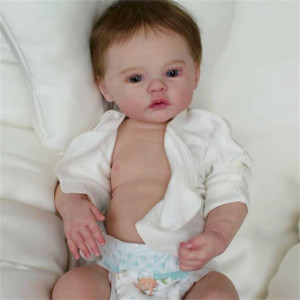 Zero Pam Realistic Reborn Baby Doll 18 Inch Reborn Baby Dolls Vinyl Full Body Girl Cute Realistic Baby Dolls Vinyl Full Body Wit